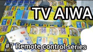 Kode remote TV AIWA menggunakan remote control multi HJ 233.