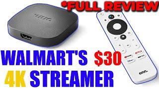 ONN. ANDROID TV UHD STREAMING DEVICE REVIEW | WALMART'S $30 4K STREAMER GOES AFTER THE  FIRESTICK