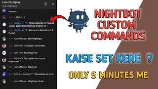 How to set nightbot commands 2020 | nightbot ki command kaise set kare 2020 | nightbot commands 2020