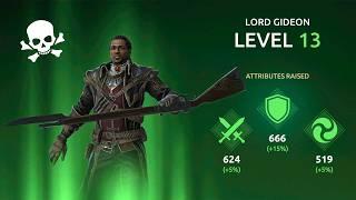 This is What happens when you Upgrade lord Gideon to Level 13 ️ || Shadow Fight 4 Arena