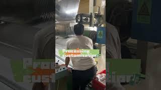Hot stamping fabric production site #fashion #hoodies #spandex #fabric #textileprinting