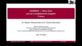 NUMBAS – More than just an e-assessment program