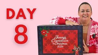 Day 8 Jenny's Countdown to Christmas 2024 MSQC Advent Quilt Box!