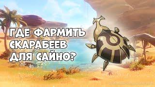 Лучшие спавны СКАРАБЕЕВ Genshin Impact