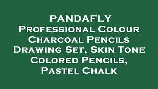 PANDAFLY Professional Colour Charcoal Pencils Drawing Set, Skin Tone Colored Pencils, Pastel  Review