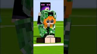 HELP Creeper Girl Score a Goal #minecraft #endergirl #friendship #animation