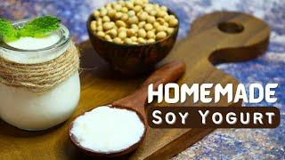 Homemade Vegan Soy Yogurt | Dairy-free Recipe ️