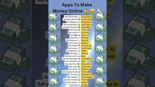 Apps To Make Money Online    