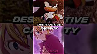 Sonic Shadow and Silver Vs Anime Who is stronger?