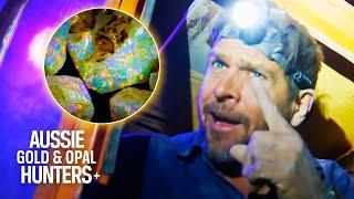 The Blacklighters Find Opals Worth $17,000 IN THE DARK! | Outback Opal Hunters