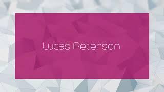 Lucas Peterson - appearance