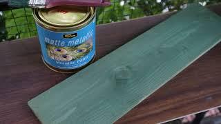 Sơn lau gỗ gốc nước ánh kim Mattle Metallic