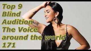 Top 9 Blind Audition (The Voice around the world 171)