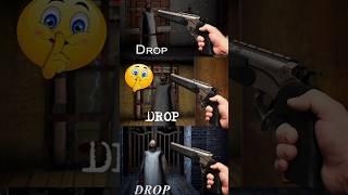 shotgun in granny All game death ️ #granny #grannygame