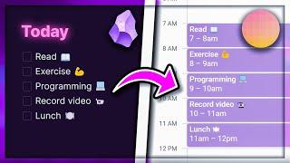 Set up a POWERFUL Obsidian Task and Time Management System with Morgen