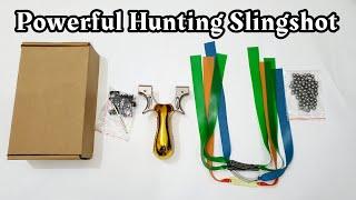 Powerful Golden Laser Hunting Slingshot | Hunting Slingshots | Slingshots For Hunting