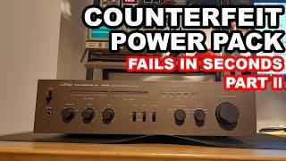 Metz Amplifier Repair Fail - Fake STK 0050 Replacement shorts in seconds (Part 2)