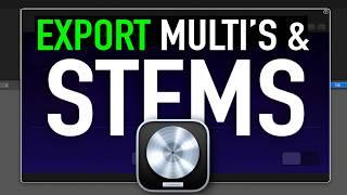 How to Export Stems in Logic Pro 11