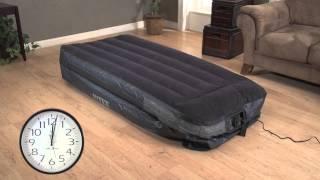 Intex Twin Air Bed Mattress with Built-In Electric Pump