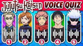 JUJUTSU KAISEN VOICE QUIZ ️ Guess the Character Voice | Jujutsu Kaisen Quiz