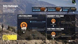 Ghost Recon Wildlands - Week 2 Daily Challenges Day 6/7 Solo Challenge 1 Open 3 Rebel Prisons