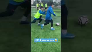 U11 futbol antrenmanı 