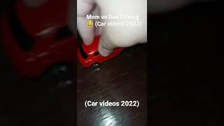 Mom vs Dad Driving  (Car videos 2022) #shorts