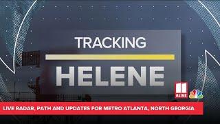 Live Hurricane Helene radar, path and updates | metro Atlanta, north Georgia