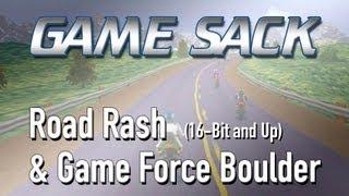 Road Rash (16-bit and up) & Game Force Boulder - Game Sack