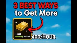 NEW TICKET FARMING GUIDE in Arise Crossover Roblox – 3 EASY Methods! 
