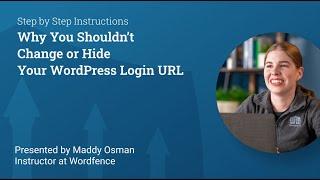 Changing Your WordPress Login URL (And Why It's a Bad Idea)