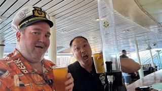 Drinking A Tube Of Beer On Carnival Cruises!