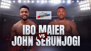 Knock Out: WBA Super Middleweight Title Fight: John Serunjogi Knocks Out Ibo maier in the 2nd round