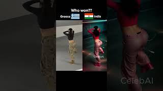 Trending tyla dance ||India vs Greece #tyladance #poplikethis @Tylaofficial ||  #chrissipatakas