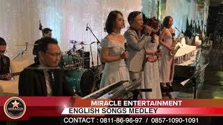 ENGLISH HITS SONG MEDLEY | By Miracle Entertainment  | Wedding Band Jakarta | Indonesia