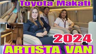 Artista Van ng Toyota Makati ipinakita na sa Publiko.....