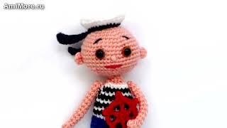 Амигуруми: схема Морячок. Игрушки вязаные крючком - Free crochet patterns.