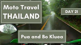 Moto Travel THAILAND [21] - Pua and Bo Kluea - Nan Province - [Motorcycle POV]