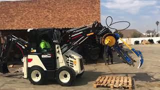 Hidromek TLB with augertorque trencher