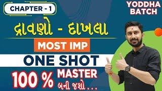 12th CH 1 || દ્રાવણો - દાખલા || Most IMP Numericals || One Shot || Chemistry || AJAY JADEJA