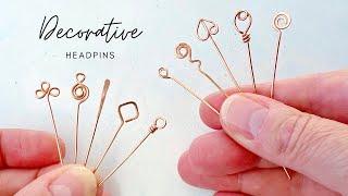 How To Make Decorative Headpins - Jewelry Making For Beginners - Quick And Easy Findings