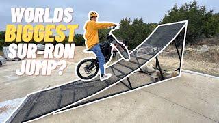 WORLDS BIGGEST SURRON EBIKE JUMP?