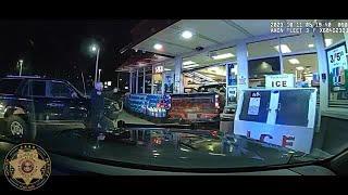 Bodycam video of police shootout after chase suspect crashes into Castle Rock 7-Eleven released