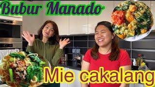 MASAK BUBUR MANADO & MIE CAKALANG BERSAMA KEKE DI BELANDA