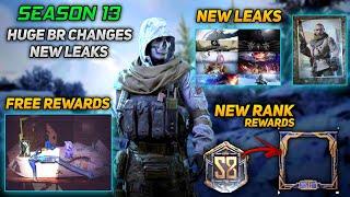 NEW RANK REWARDS LEAKED | SEASON 13 NEW LEAKS | HUGE BR CHANGES | NEW EVENTS & DRAWS | COD MOBILE