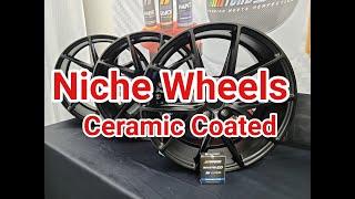 Turbo Wax Products Ceramic Coating Niche Misano Matte Wheels | Car Detailing Products | Detailing