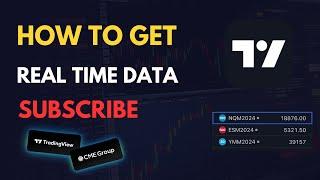 How To Subscribe To Real Time Data On TradingView (Tutorial)