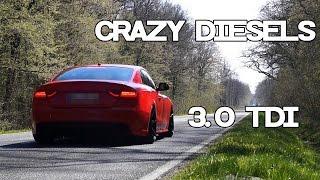 Audi A5 3.0 TDI Crazy Diesel Sound Compilation Part 1