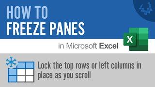 How to Freeze Panes in Excel