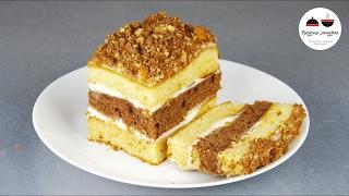 ТОРТ со сгущенкой за 30 минут! Простой рецепт вкусного торта  Simple Cake Recipe